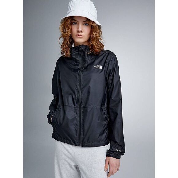 THE NORTH FACE Size L Women's Alta Vista Jacket Water Repellent Hooded TNF Black - Picture 1 of 8